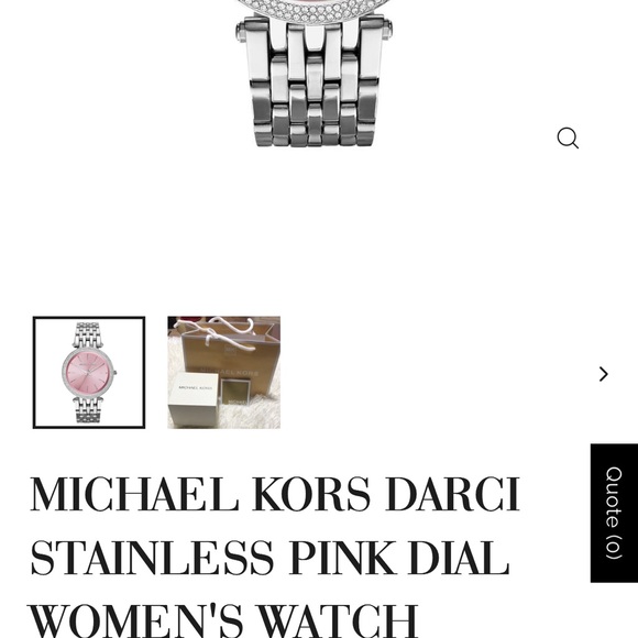 Elegant Silver and Pink Women\'s Watch